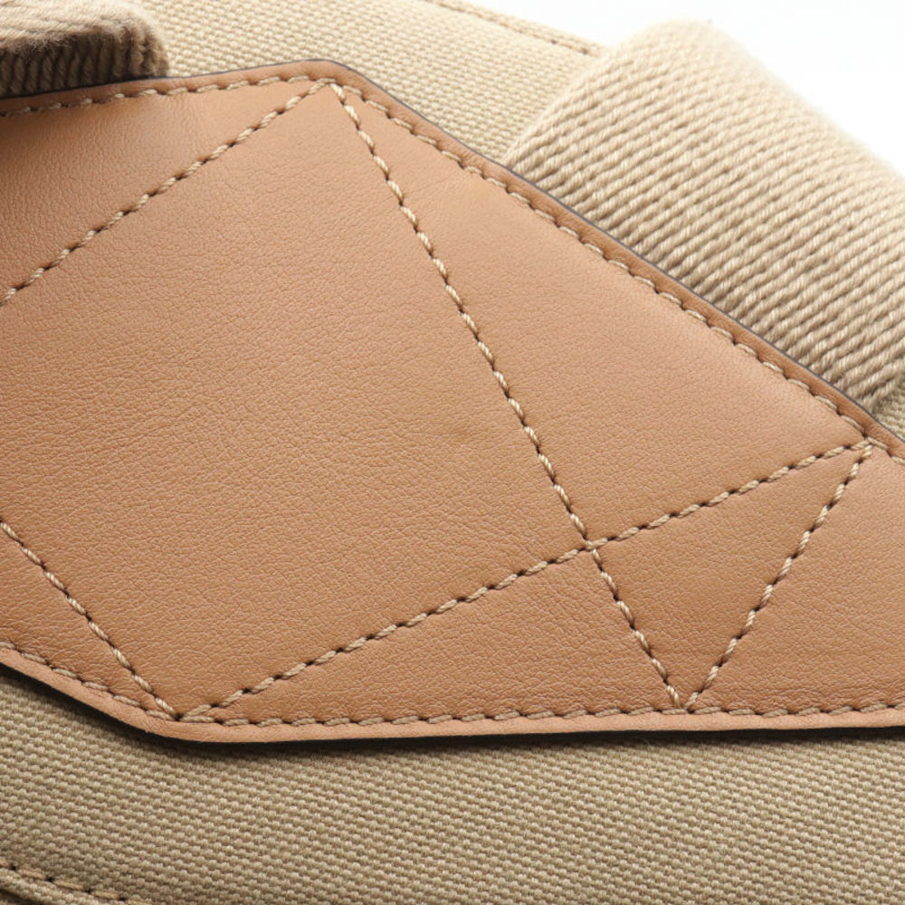 Loewe Patchwork Canvas Backpack Brown Beige - image 7